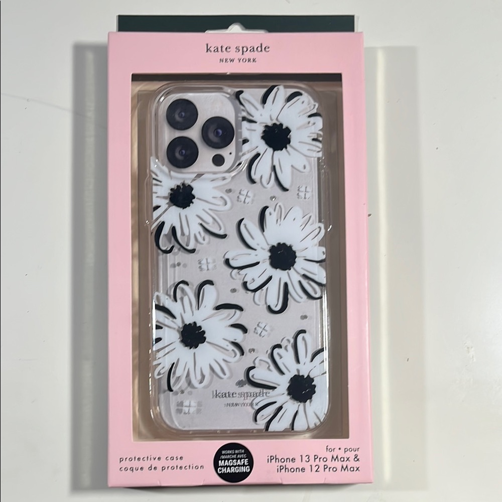 Kate Spade White Floral iPhone Case